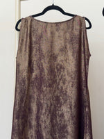 Load image into Gallery viewer, Burgundy Shimmer Crepe Dress