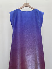 Mauve Fade Rayon Dress