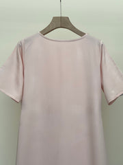 Light Pink Rayon Dress