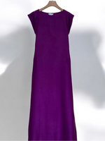 Load image into Gallery viewer, Dark Purple Crepe Dress
