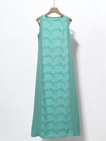 Load image into Gallery viewer, Mint green Organza and Sequins Two-piece Dress with shailah
