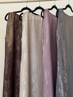 Load image into Gallery viewer, Burgundy Shimmer Crepe Dress