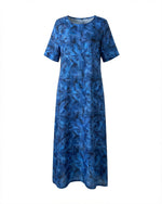 Load image into Gallery viewer, Royal Blue Rayon Dress
