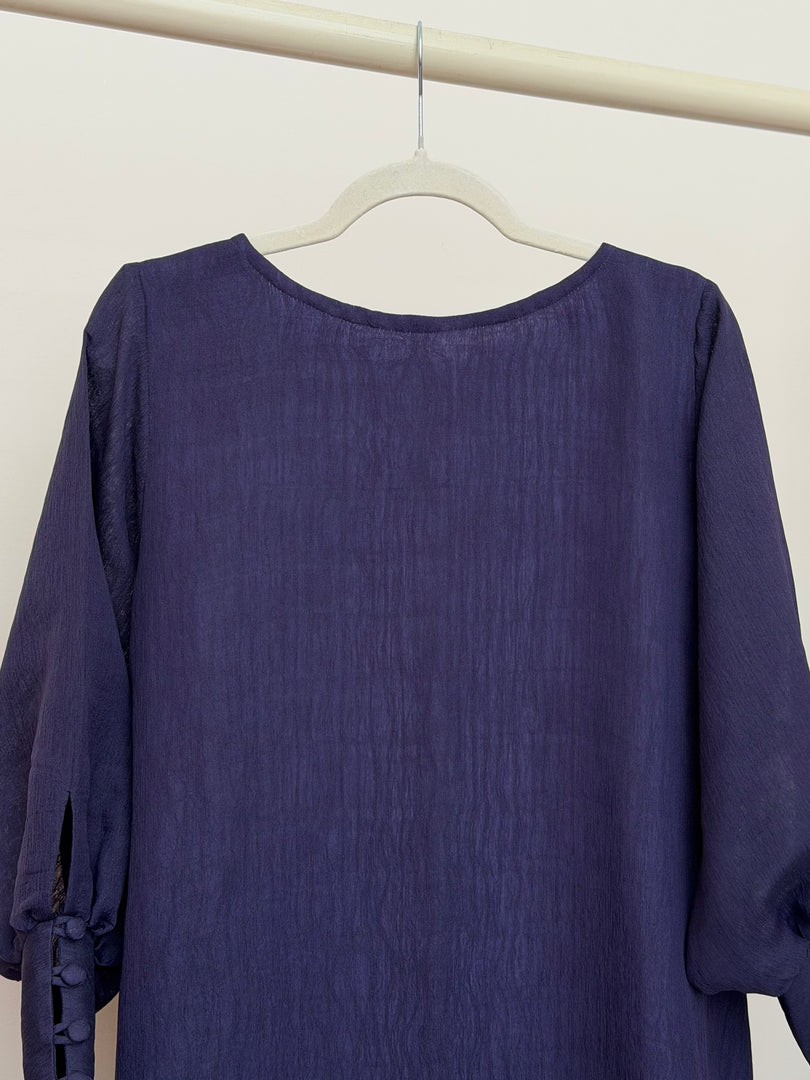 Purple Chiffon Dress