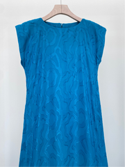 Turquoise Organza Dress for Women