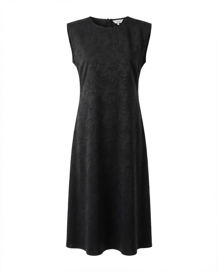 Black Jacquard Dress