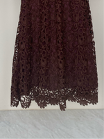 Load image into Gallery viewer, Heavy Brown floral lace
