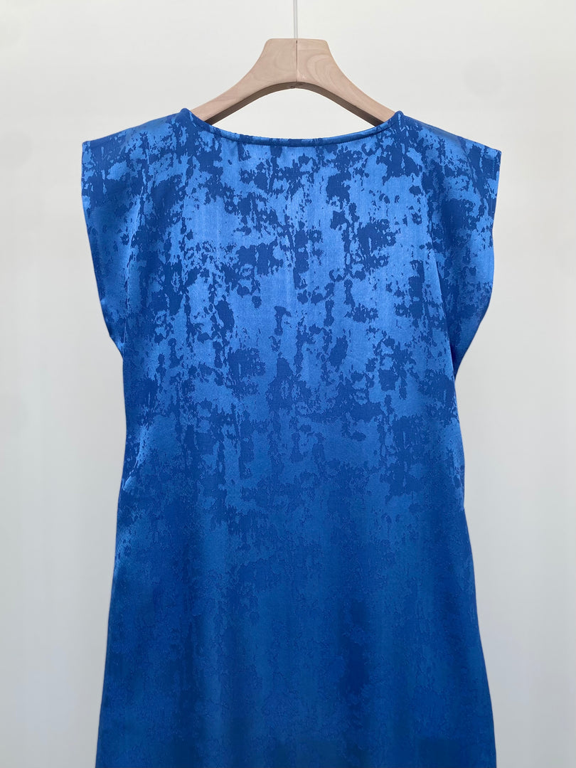 Blue Viscose Dress