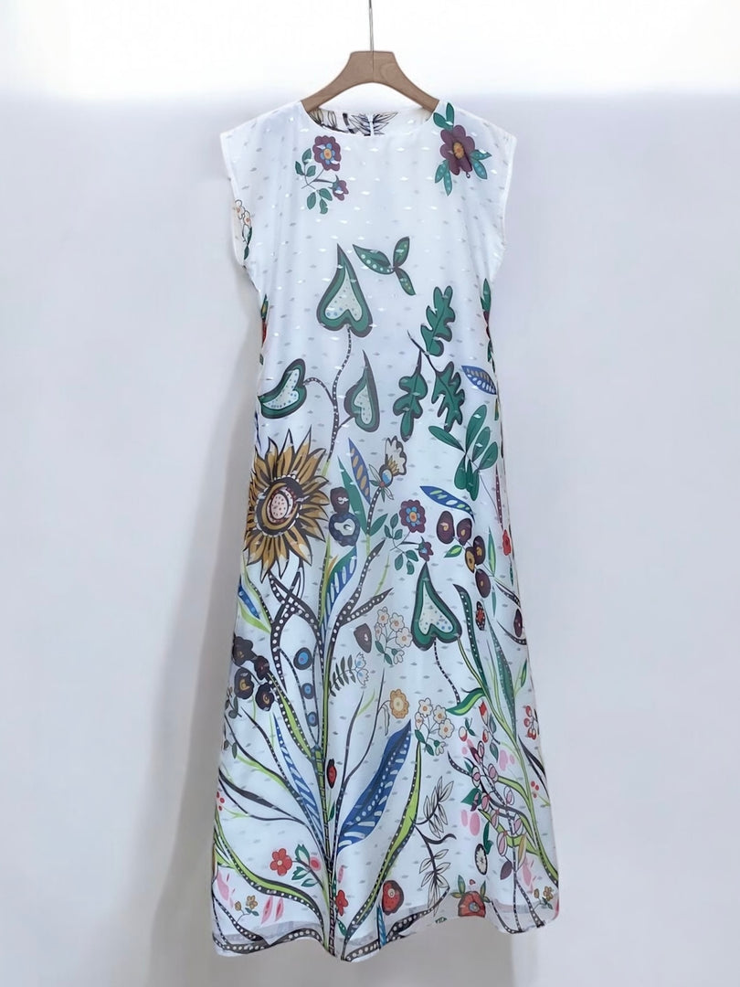 Sunflowers Summer Dress