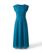Load image into Gallery viewer, Turquoise Organza Dress for Women
