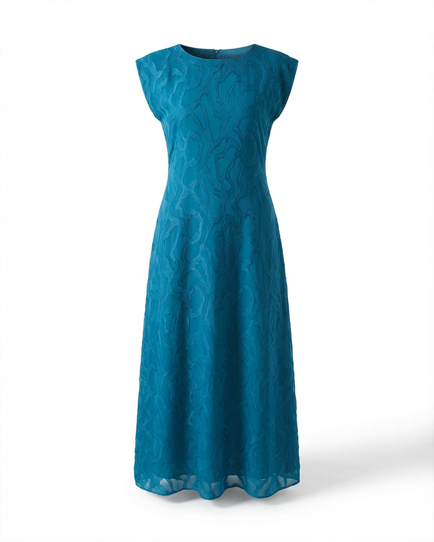 Turquoise Organza Dress for Women