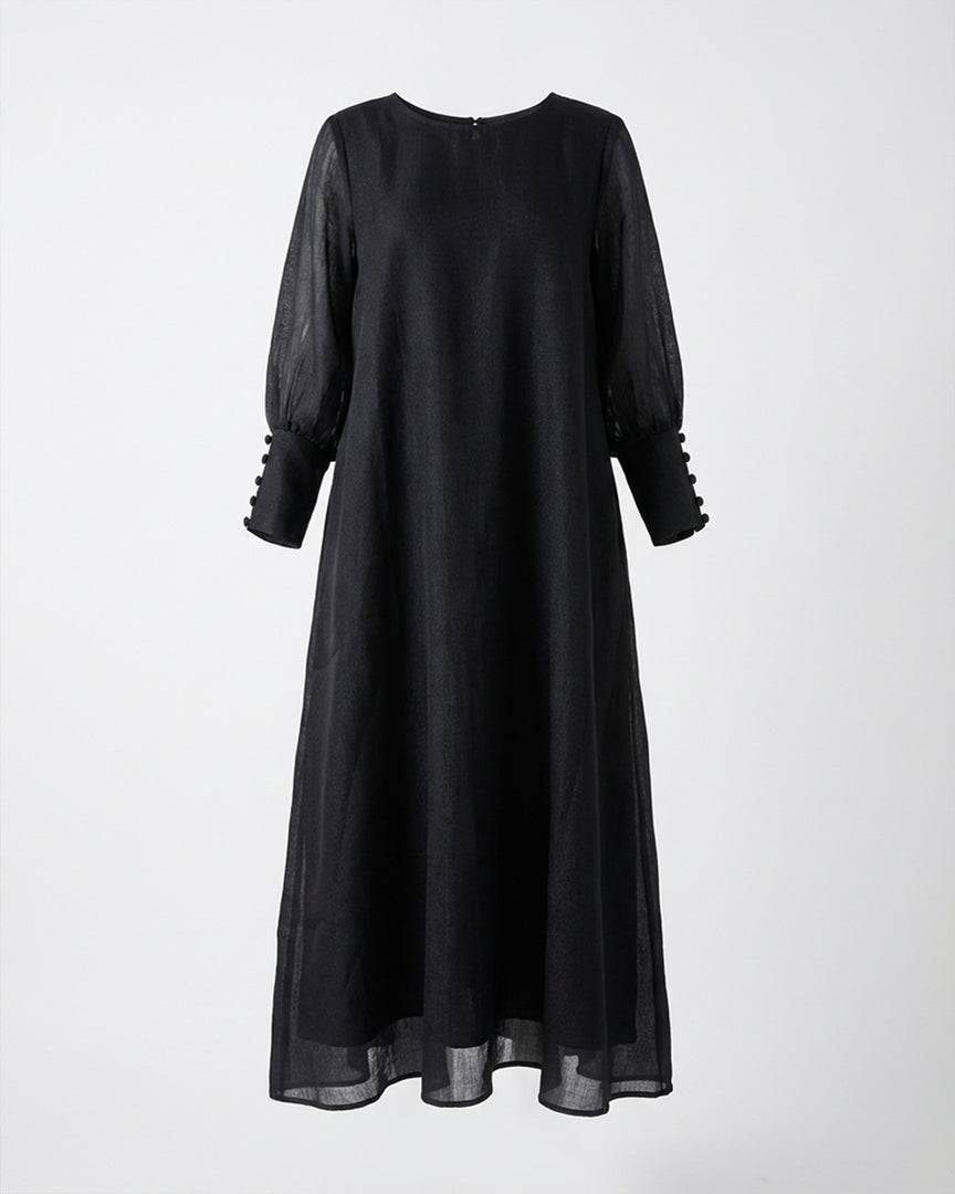 Black Chiffon Dress