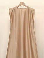 Load image into Gallery viewer, Gold beige Crepe Dress
