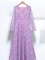 Load image into Gallery viewer, Light Purple Lace Dress
