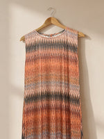Load image into Gallery viewer, Brown Zigzag Dress