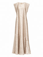 Load image into Gallery viewer, Beige Curved Seam Dress