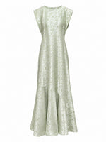 Load image into Gallery viewer, Light Green Curved Seam Dress
