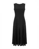Load image into Gallery viewer, Flared Crepe Lace Dress