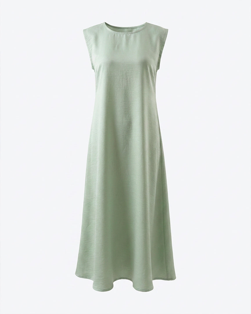 Pastel Green Shimmer Linen