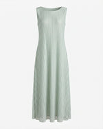 Load image into Gallery viewer, Pastel Green Shimmer Stripes Dress
