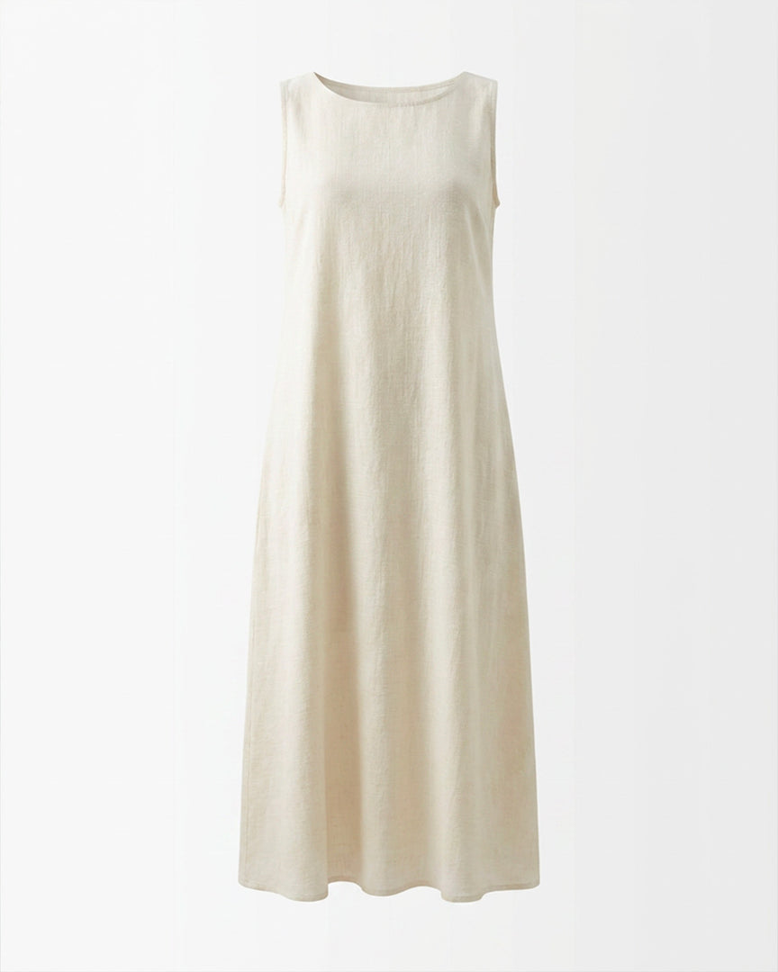 White Rayon Dress