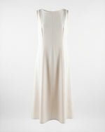 Load image into Gallery viewer, White double crepe Dress