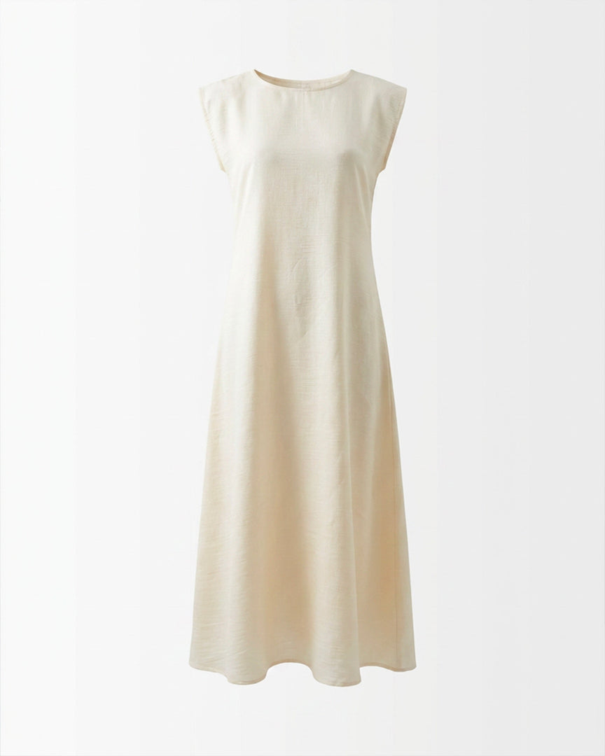 Beige Shimmer Linen